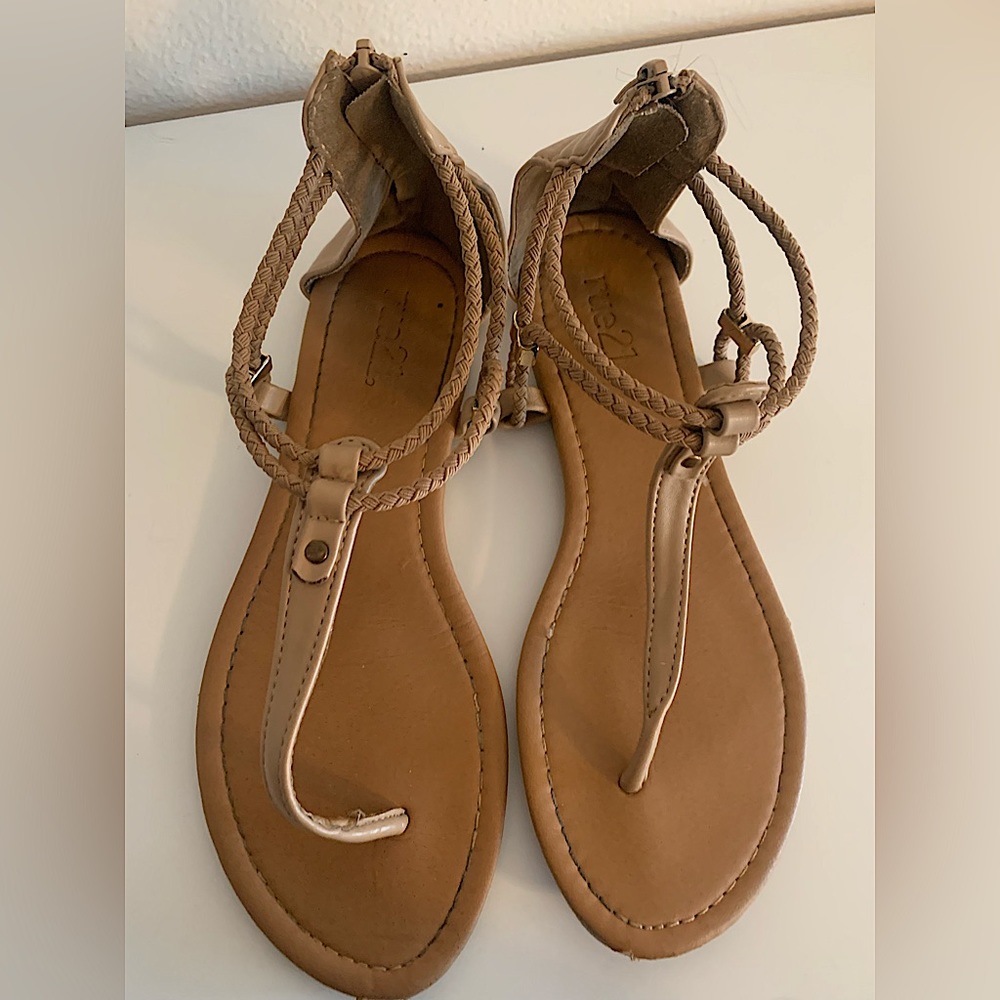 Tan RUE21 sandals